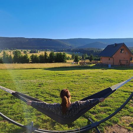 Osada Orlica Klimatyczne Domki Z Widokiem Na Gory I Termalnym Spa Sauna Jacuzzi 4 Km Od Zieleniec Ski Arena Lasowka エクステリア 写真